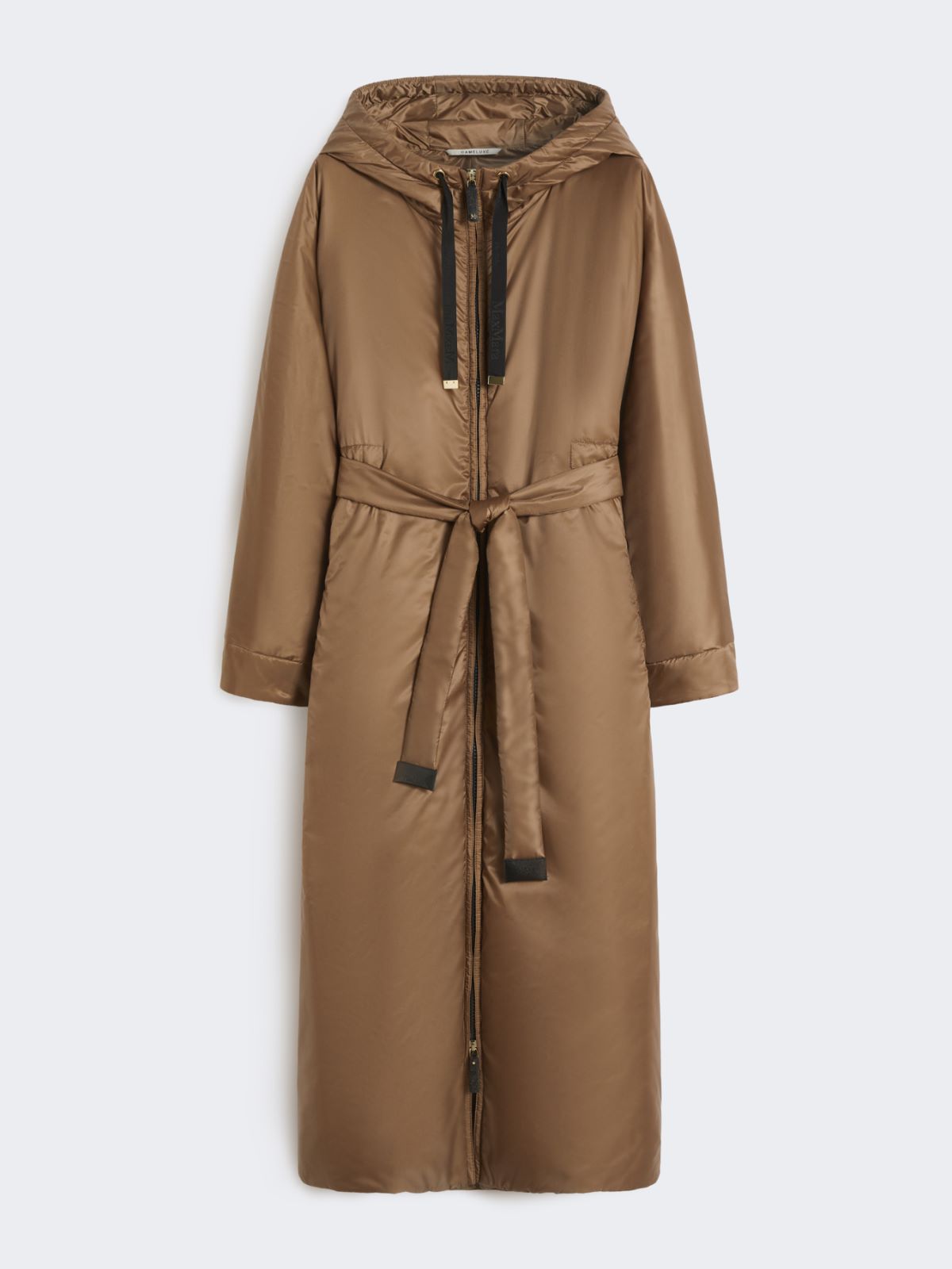 Long water-repellent canvas padded parka - TOBACCO - Max Mara - 6