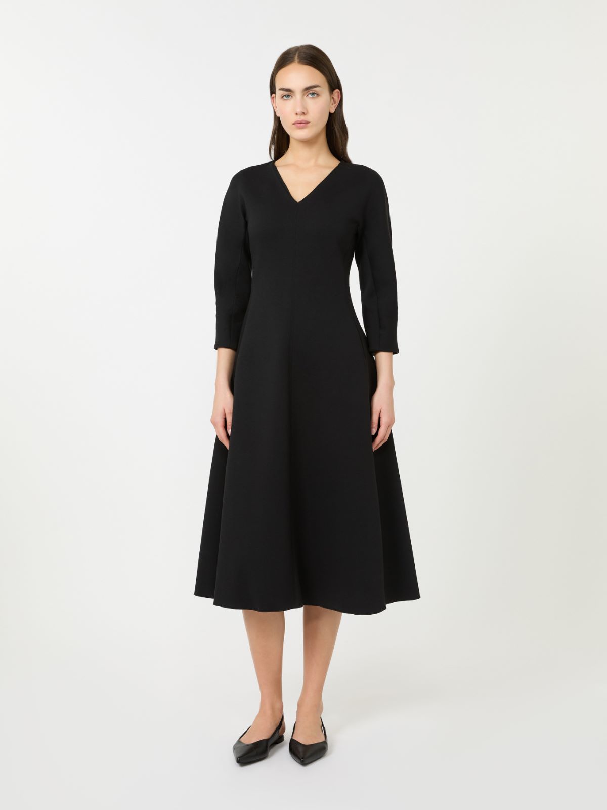 Stretch jersey dress - BLACK - Max Mara - 2