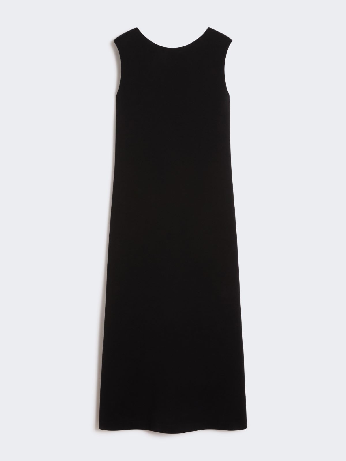 Robe longue en jersey scuba - NOIR - 4