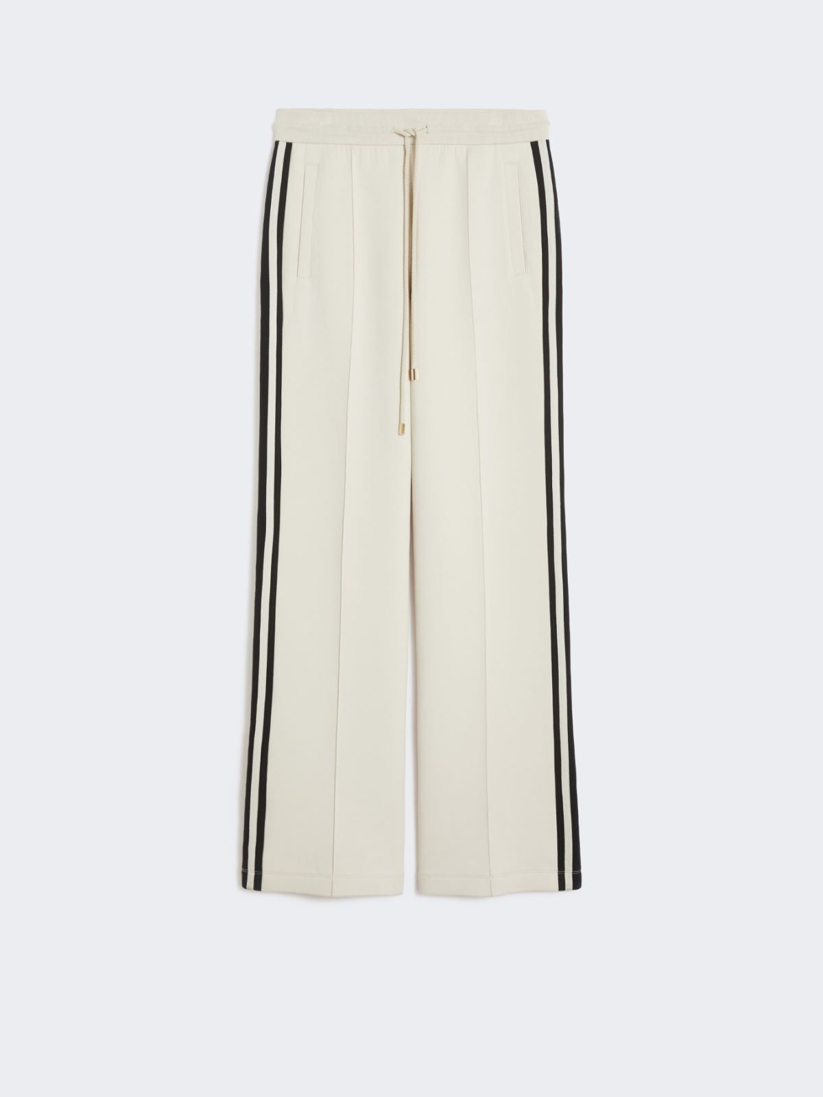 Cotton jersey trousers - ECRU - Max Mara - 4