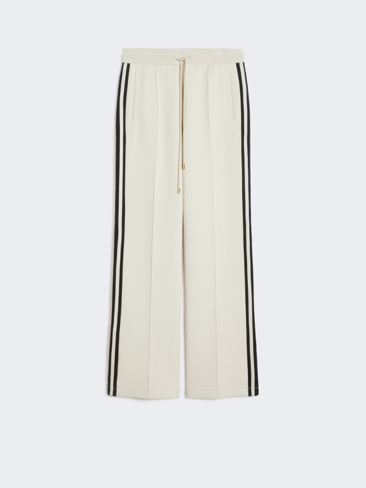 Cotton jersey trousers - ECRU - Max Mara