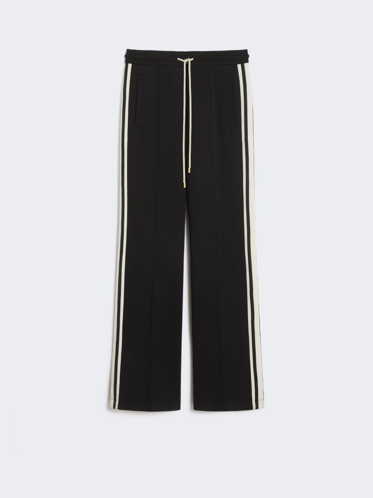Cotton jersey trousers - BLACK - Max Mara - 4