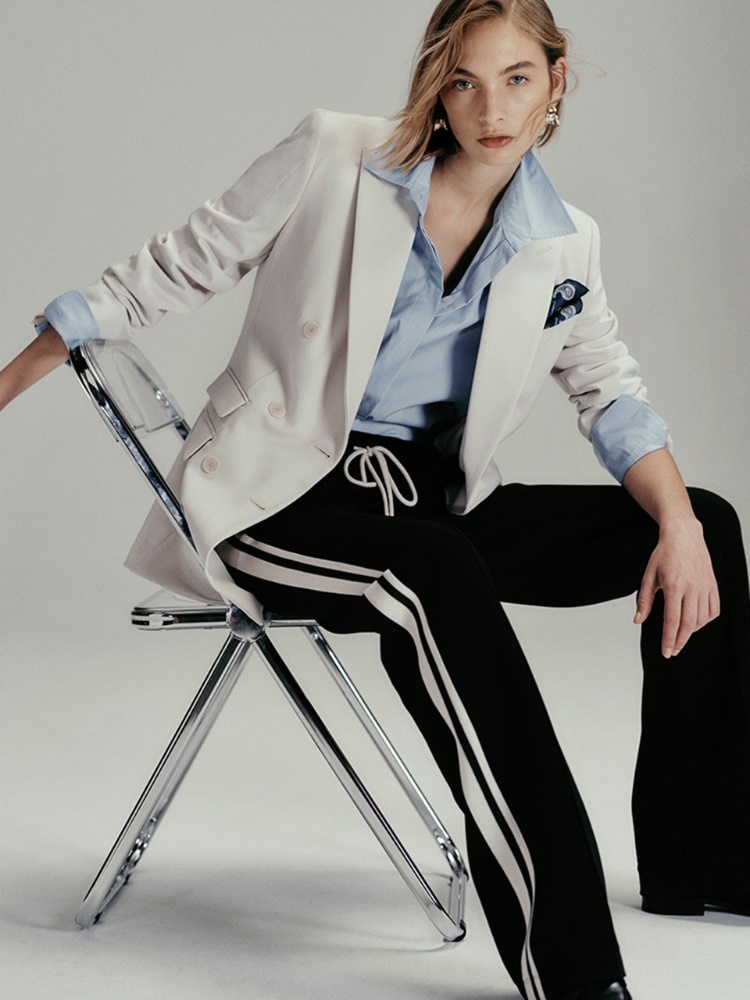 Cotton jersey trousers + BLACK - Max Mara