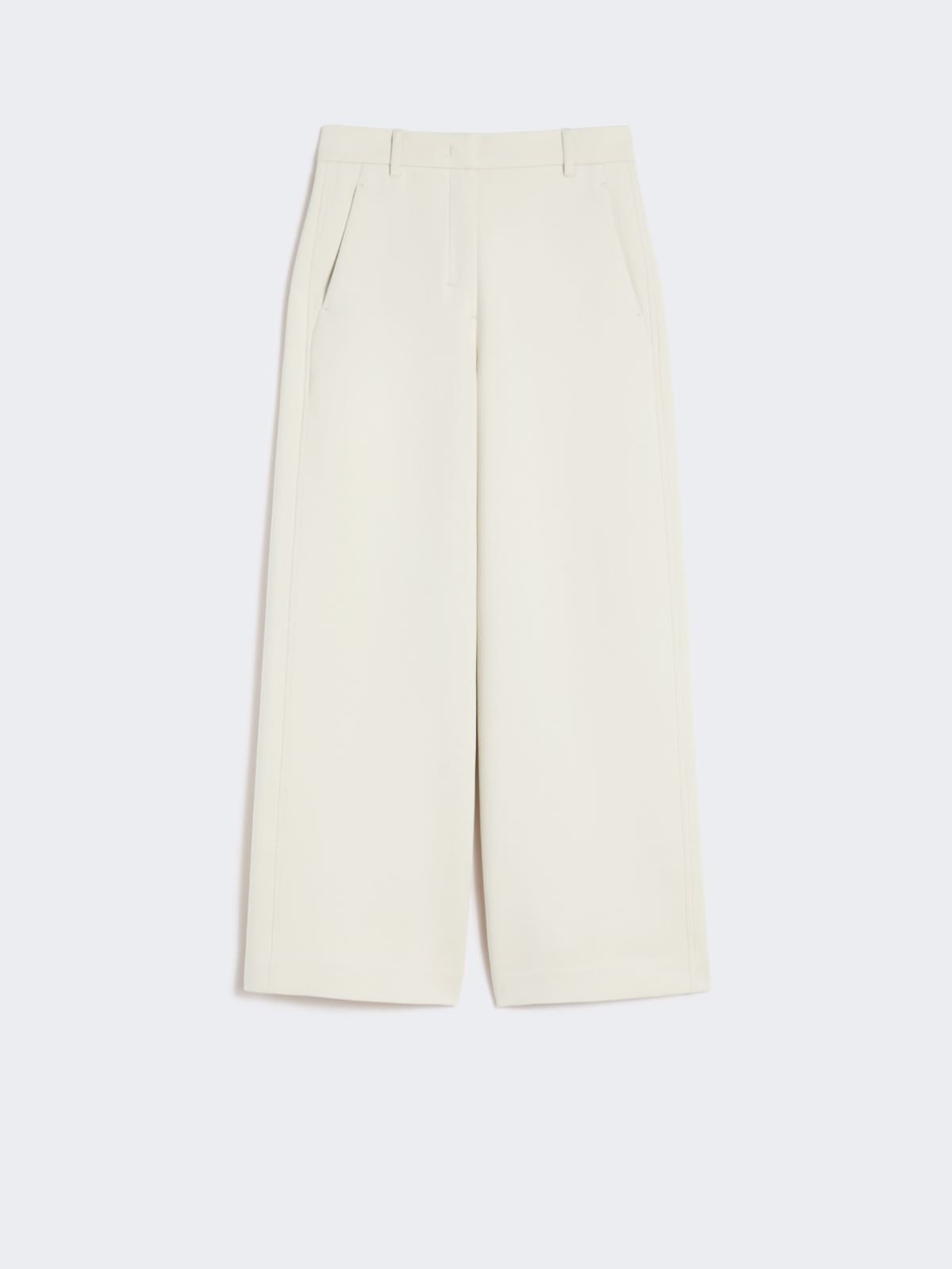 Straight-fit scuba jersey trousers - BEIGE - Max Mara - 5