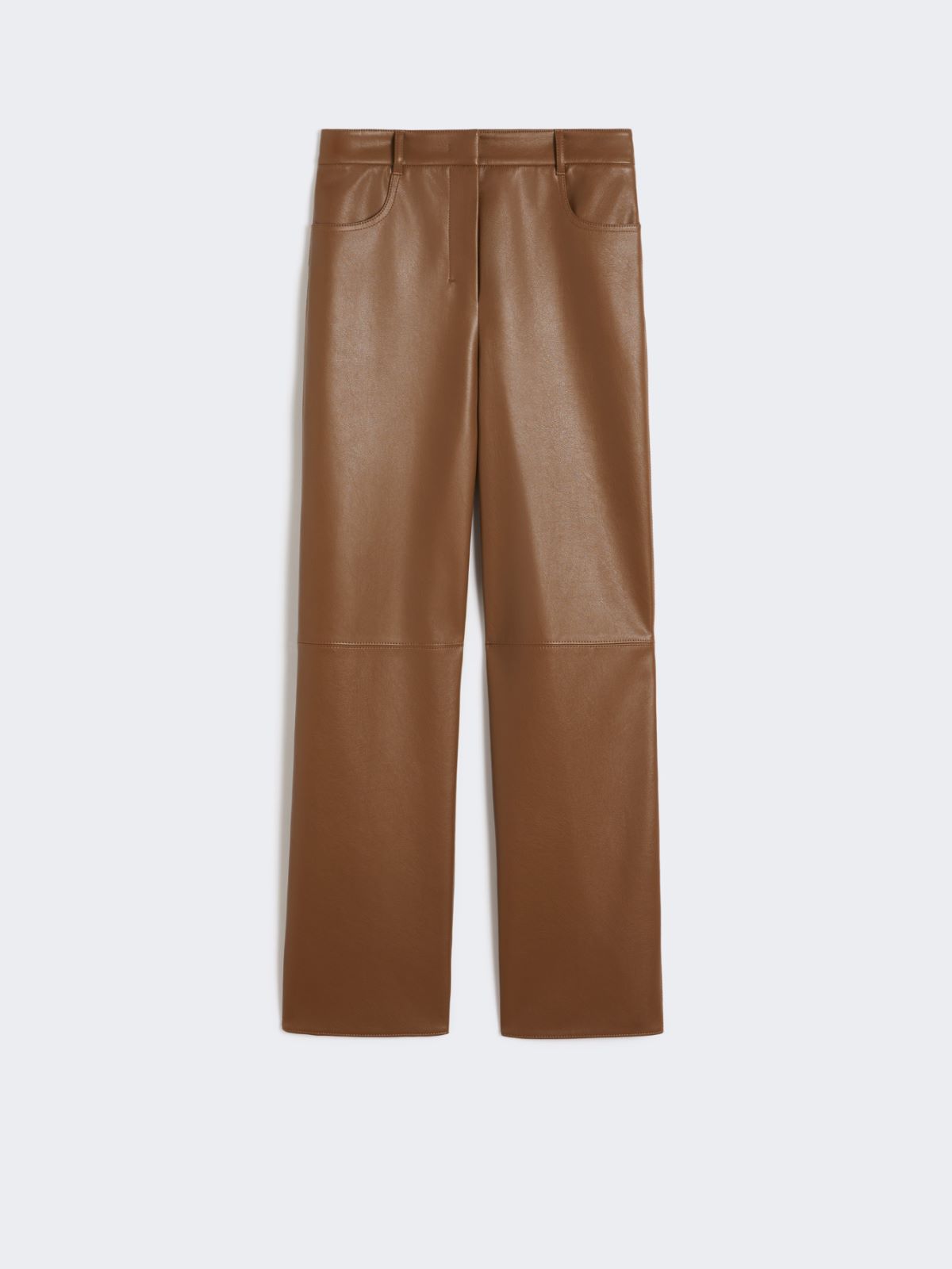 Coated fabric trousers - TOBACCO - Max Mara - 9