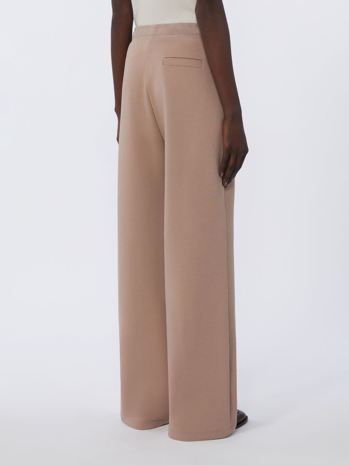 Wide-fit jersey trousers - PINK - Max Mara - 4