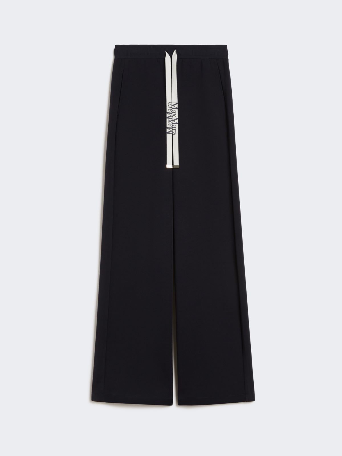 Wide-fit jersey trousers - ULTRAMARINE - Max Mara - 4