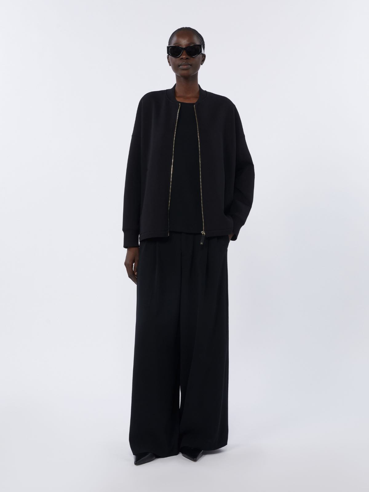 Giacca in jersey scuba - BLACK - Max Mara