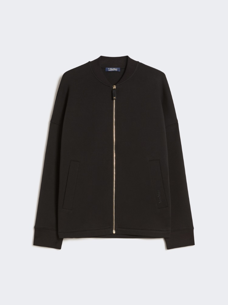 Giacca in jersey scuba - BLACK - Max Mara