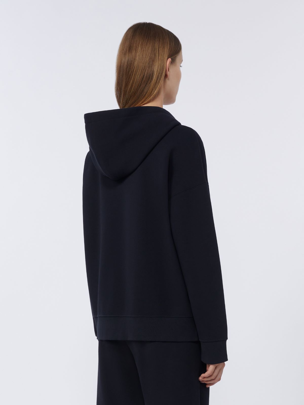 Technical jersey zip-up sweatshirt - ULTRAMARINE - Max Mara - 4