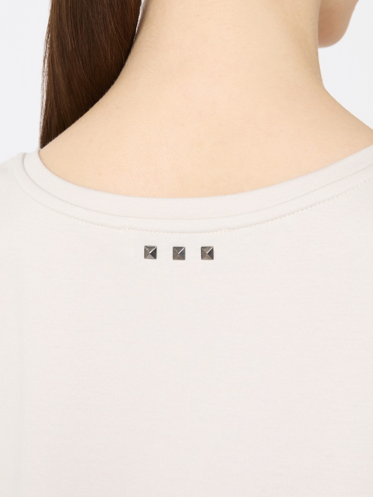 푸레토 코튼 탑 - BEIGE - 4