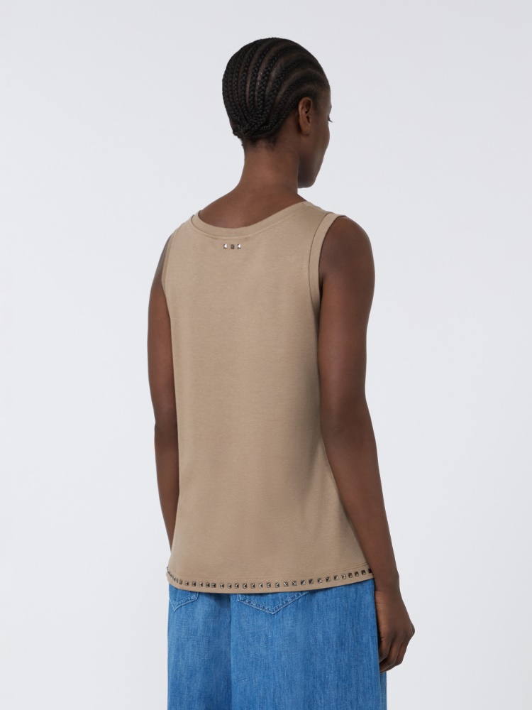 Top de punto de algodón y modal - AVELLANA - Max Mara - 3