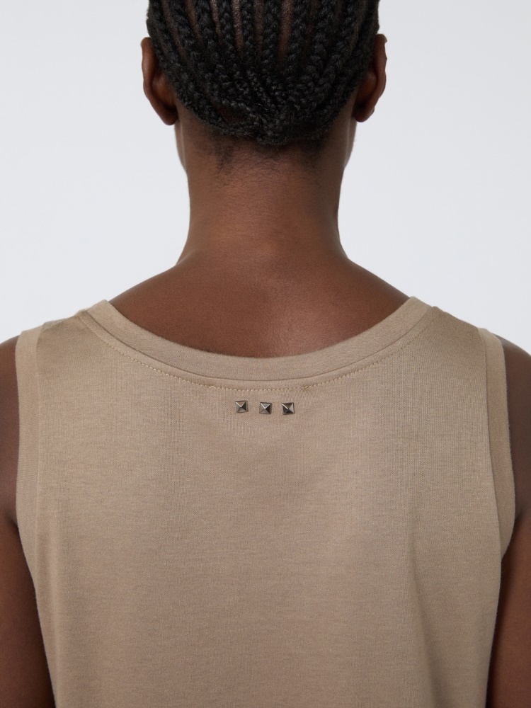 Top de punto de algodón y modal - AVELLANA - Max Mara - 4