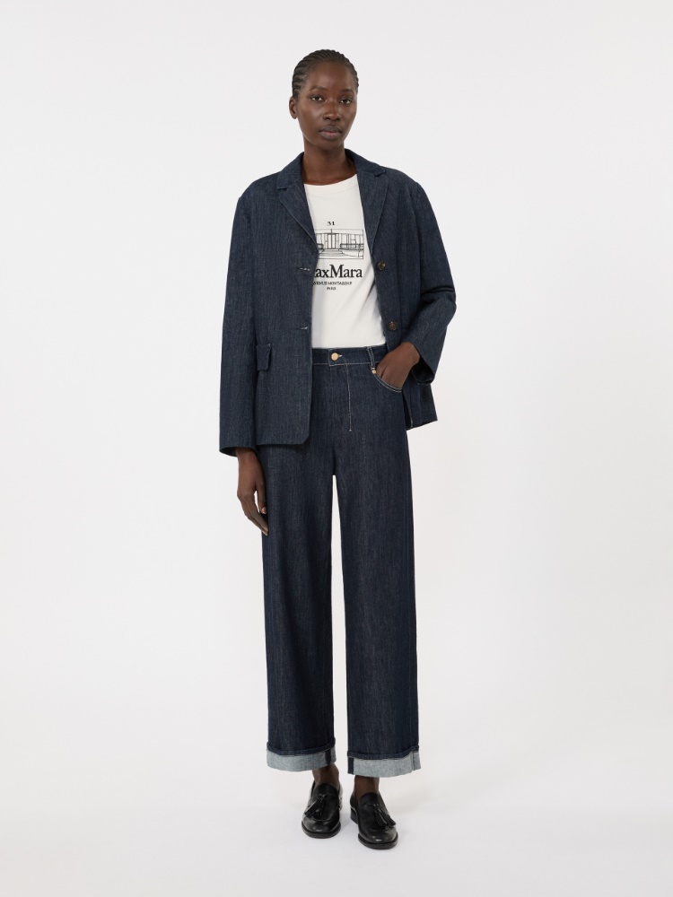 [ベッラ] コットン ジャージー Tシャツ - SAND - Max Mara