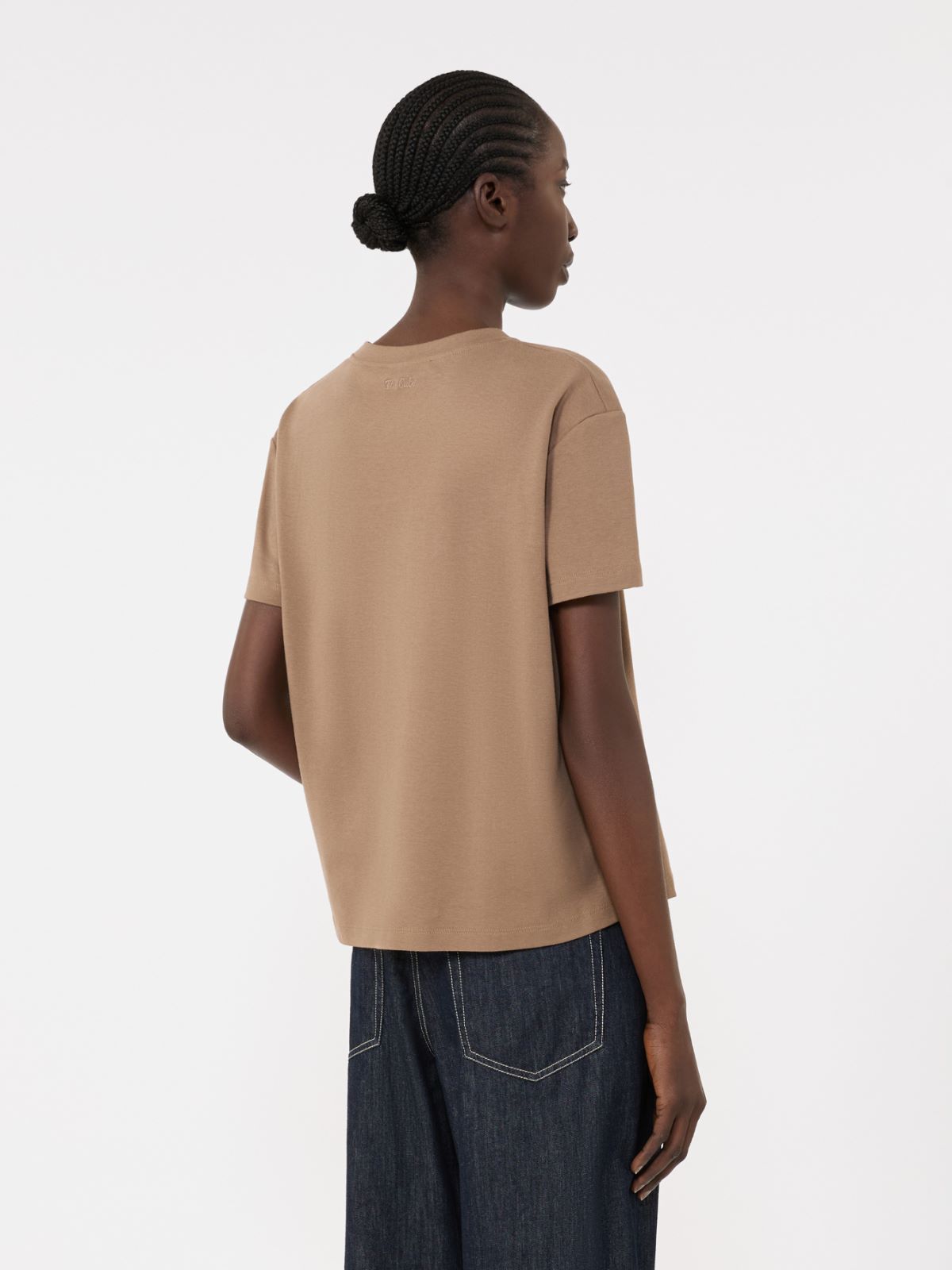 벨라 코튼 티셔츠 - HAZELNUT BROWN - Max Mara - 5