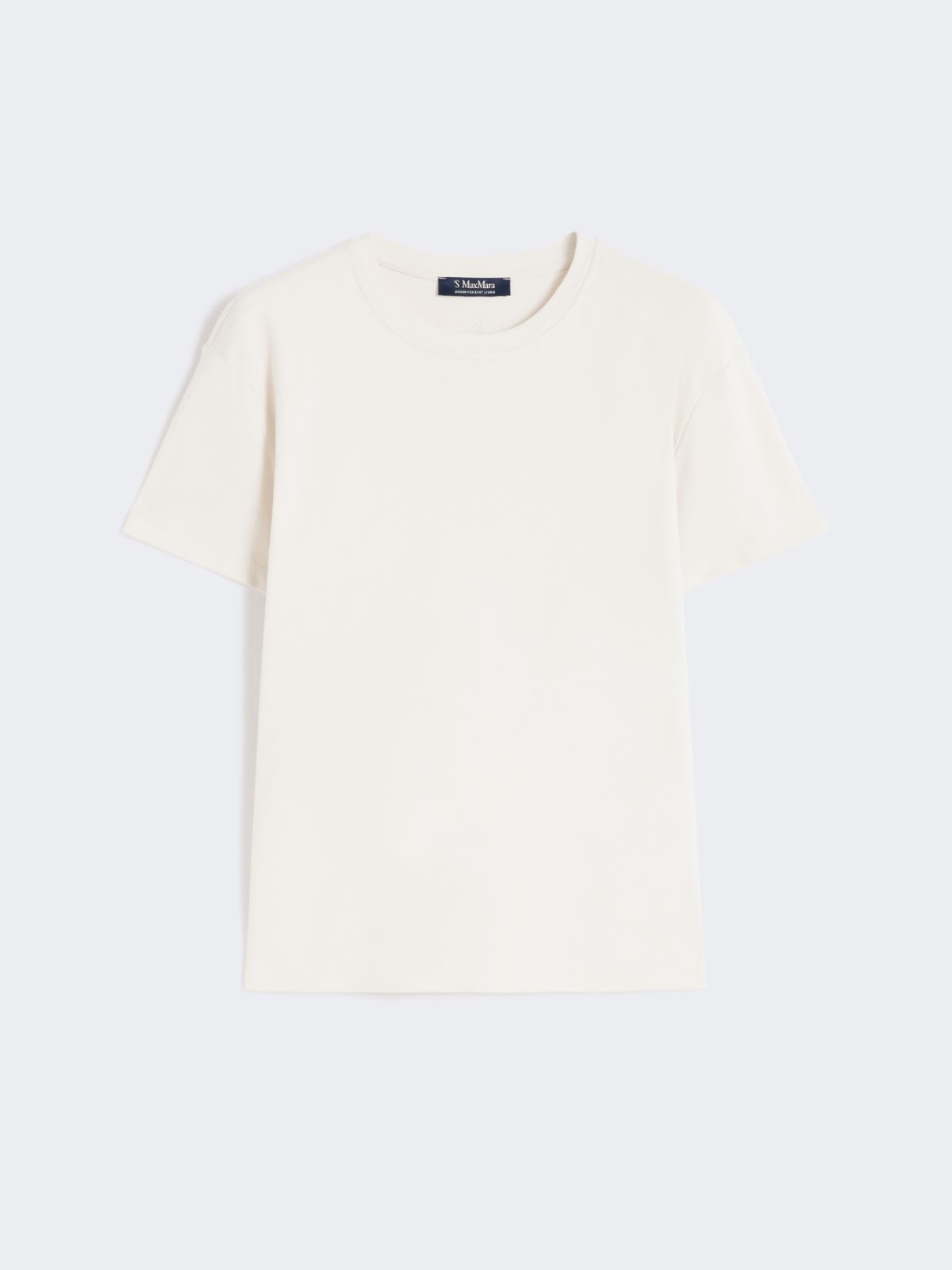 Embroidered jersey T-shirt - SAND - Max Mara - 5