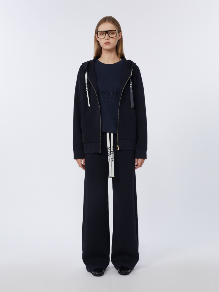 Oversized jersey T-shirt - ULTRAMARINE - Max Mara