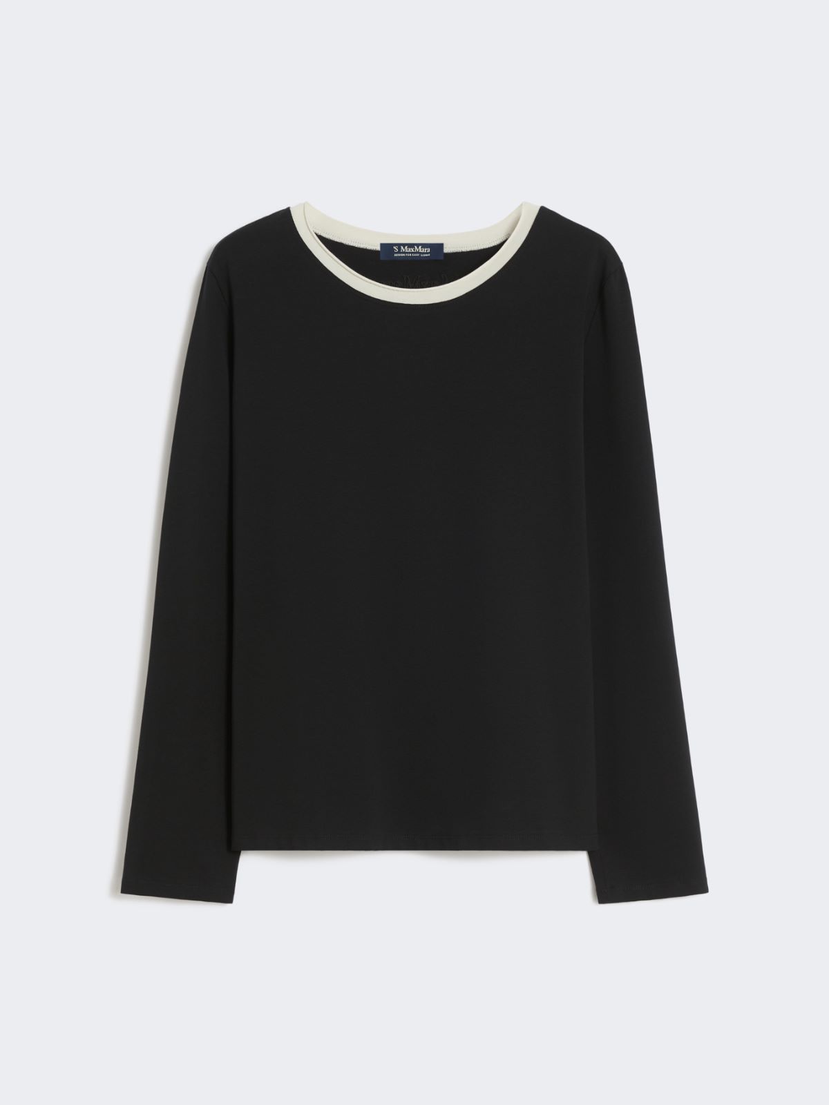 Camiseta básica de punto - NEGRO - Max Mara - 5