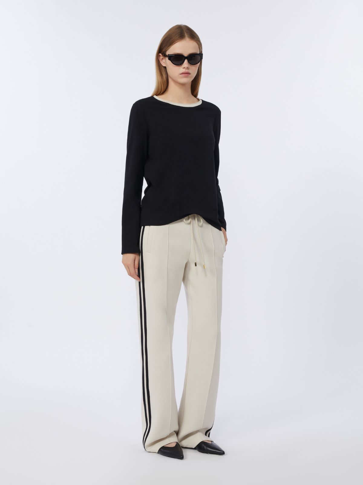 Camiseta básica de punto - NEGRO - Max Mara