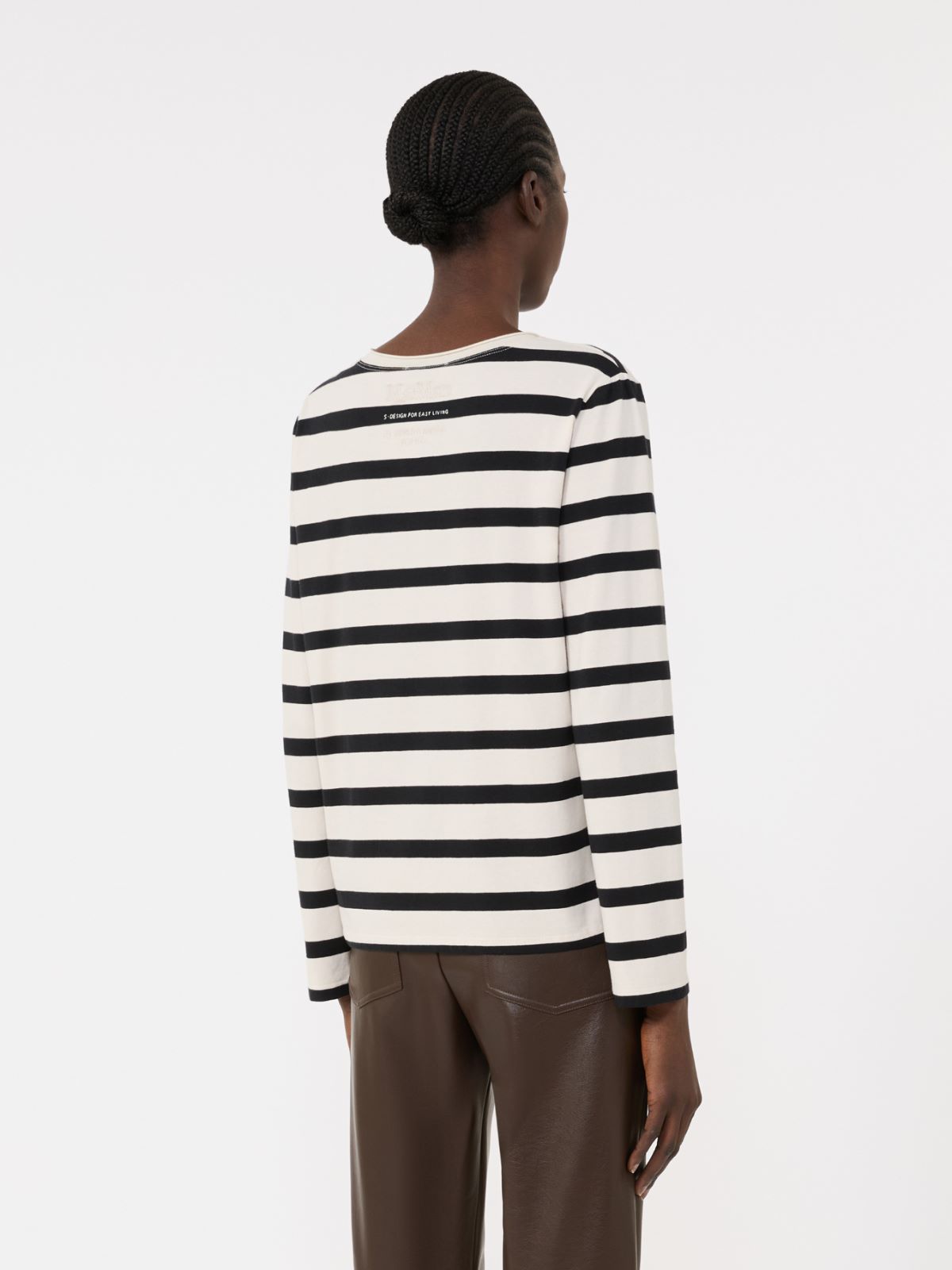 디비나 코튼 티셔츠 - WHITE - Max Mara - 3