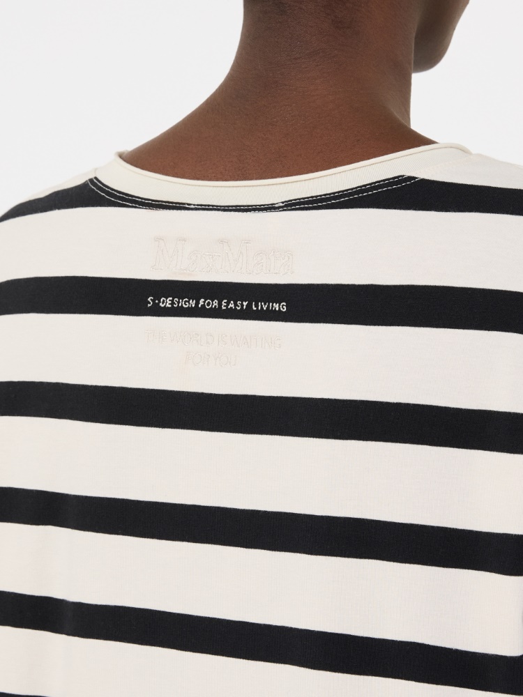 디비나 코튼 티셔츠 - WHITE - Max Mara - 4