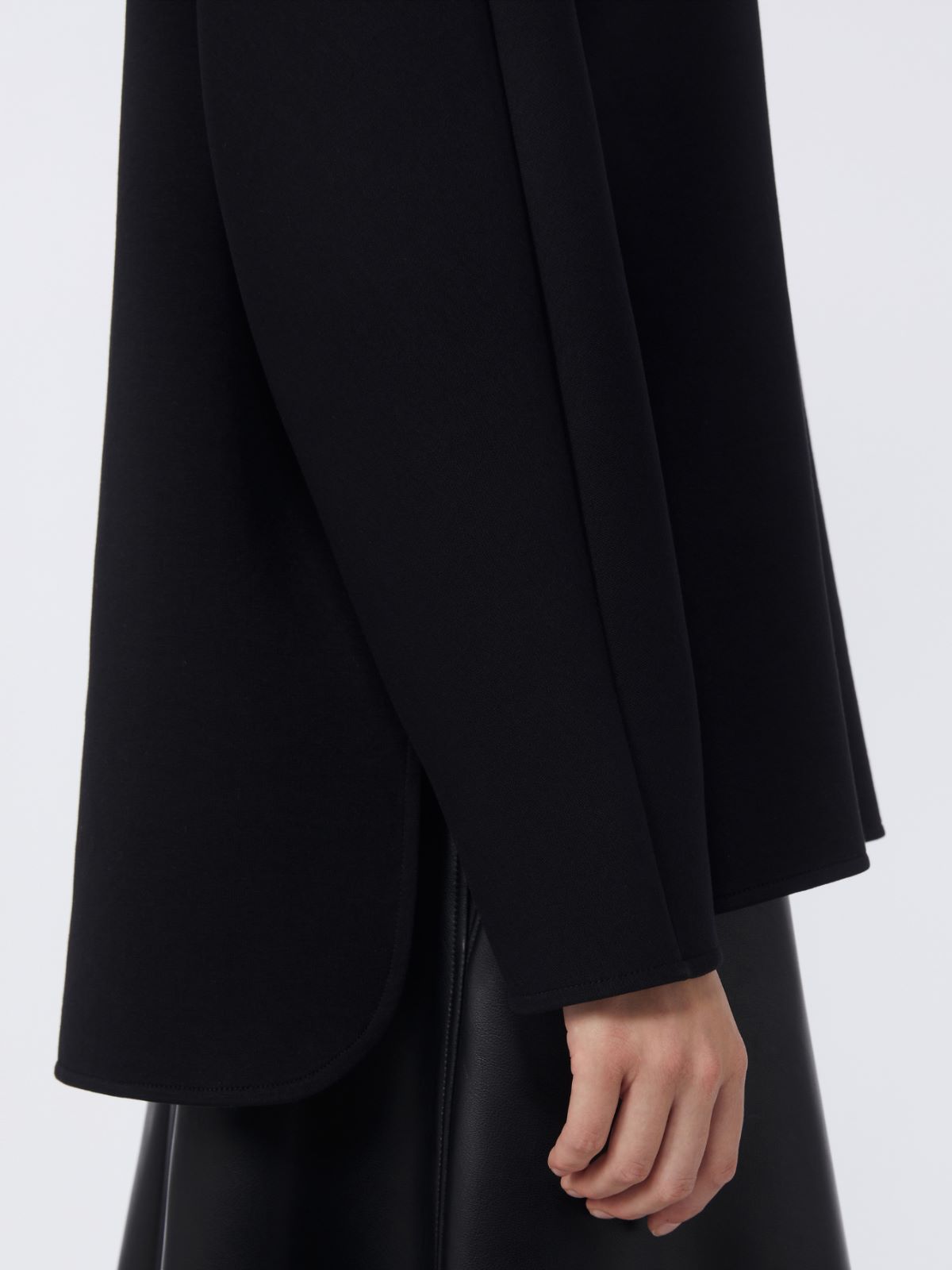 T-shirt en jersey scuba - NOIR - Max Mara - 5