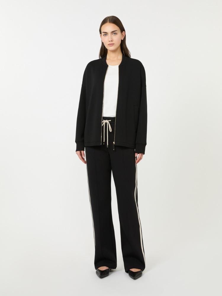 T-shirt in maglia di cotone - WHITE - Max Mara