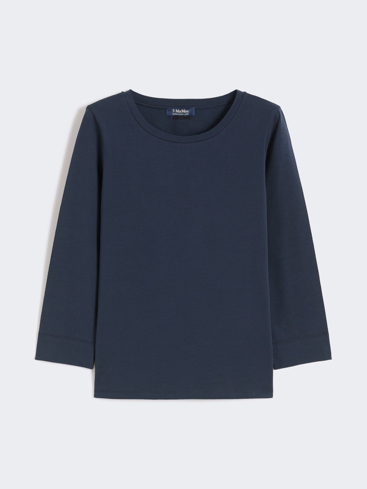 T-shirt in maglia di cotone - ULTRAMARINE - Max Mara - 4
