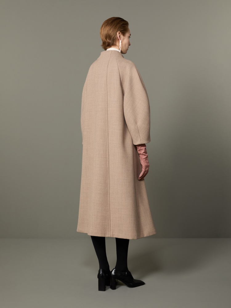 Płaszcz redingote z wełny i kaszmiru - BEŻOWY GOŁĘBI - Max Mara - 3