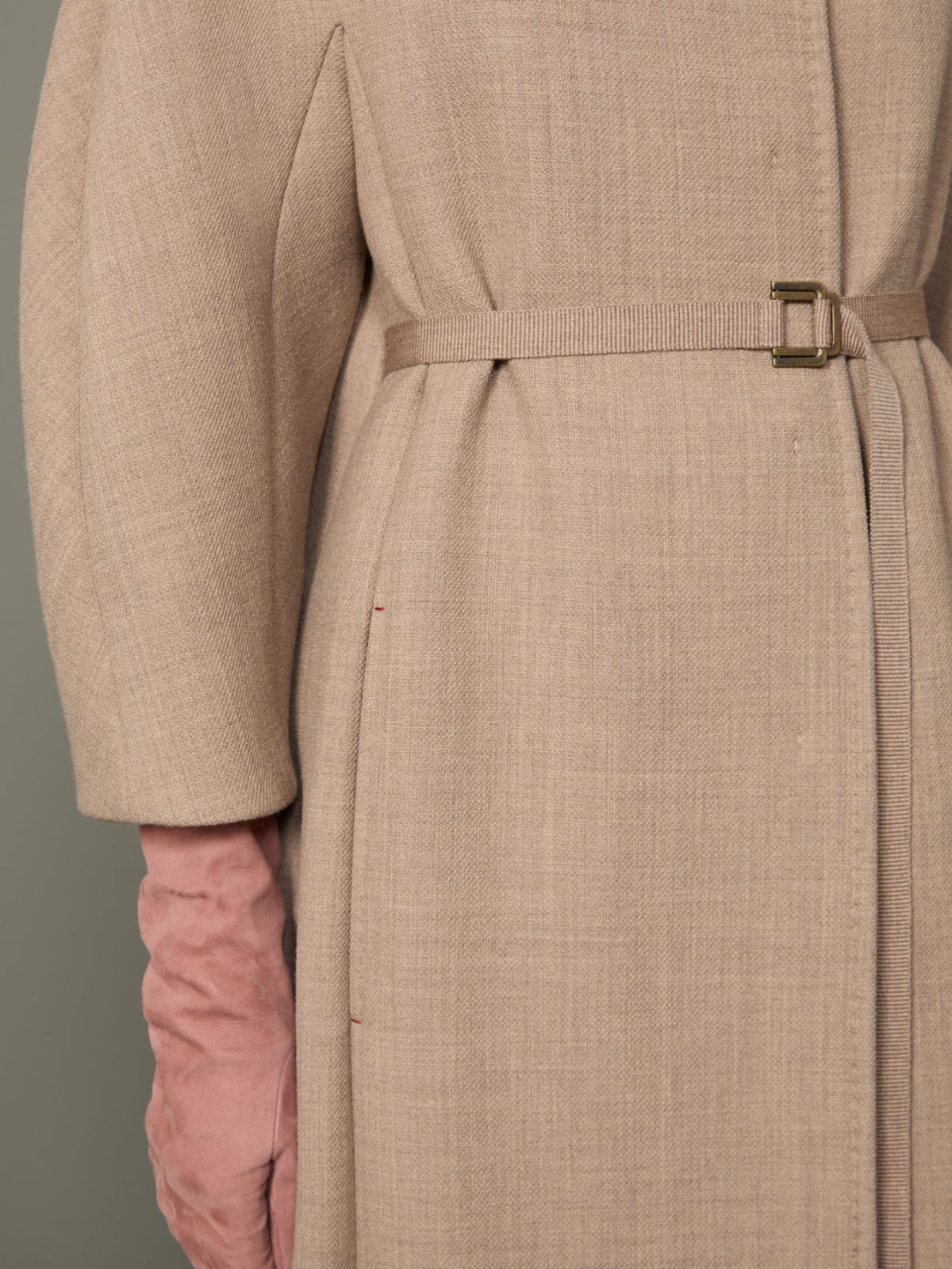 Płaszcz redingote z wełny i kaszmiru - BEŻOWY GOŁĘBI - Max Mara - 5