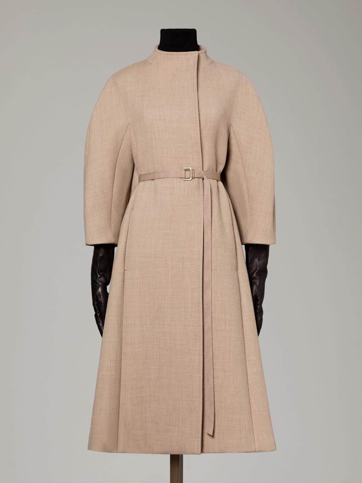 Płaszcz redingote z wełny i kaszmiru - BEŻOWY GOŁĘBI - Max Mara - 6