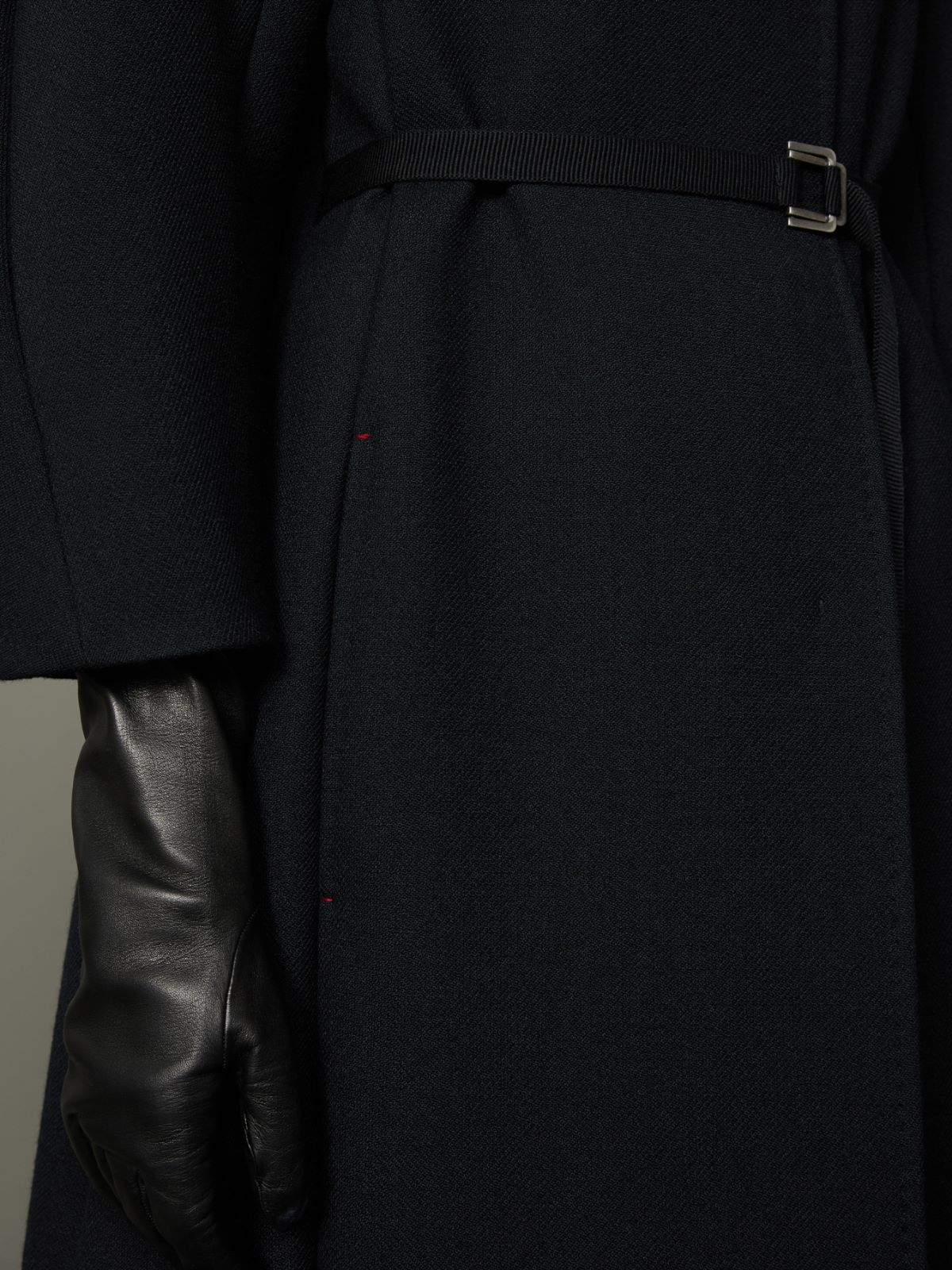 Płaszcz redingote z wełny i kaszmiru - CZARNY - Max Mara - 4