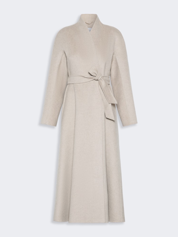 Cashmere Redingote coat - SAND