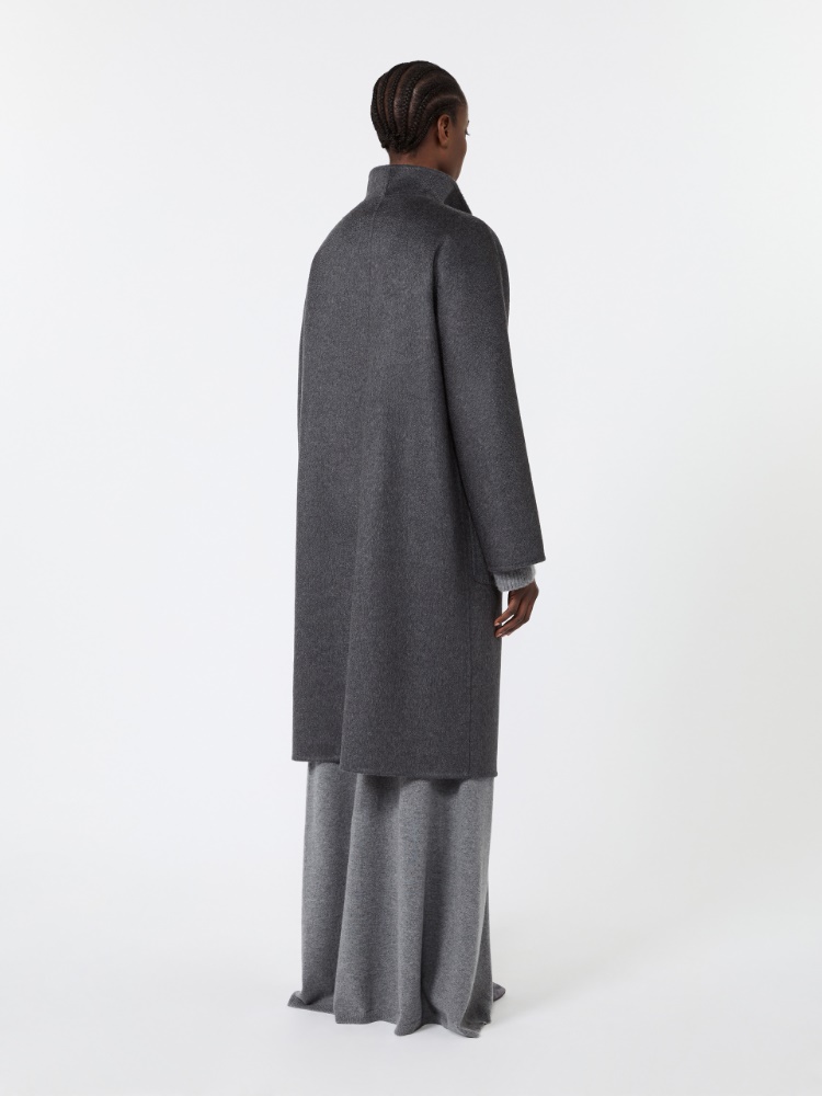 Cashmere midi coat - DARK GREY - Max Mara - 3