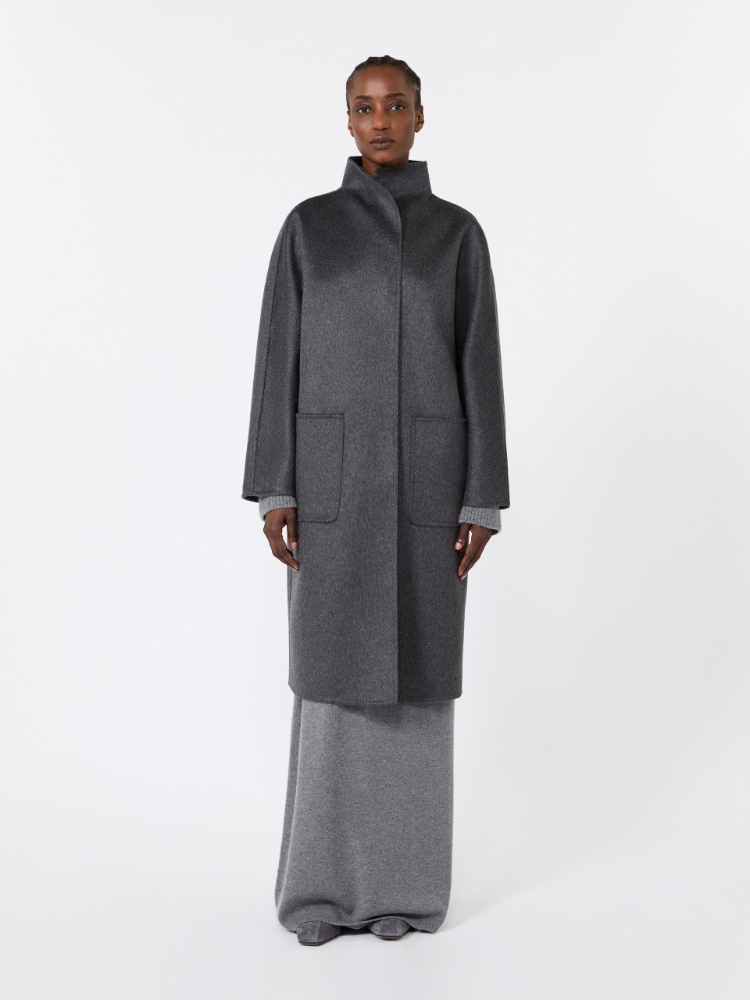 Cashmere midi coat - DARK GREY - Max Mara - 4
