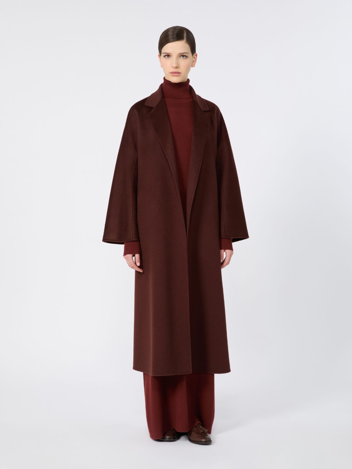 Ludmilla Icon Coat - BROWN BORDEAUX - Max Mara - 2