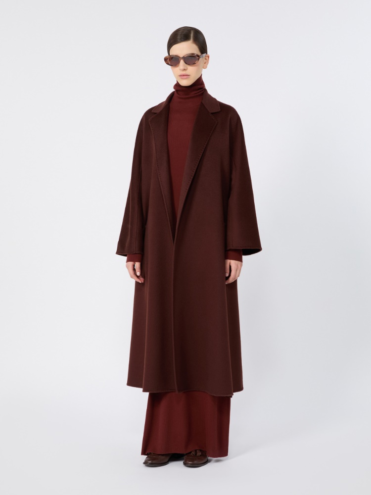 Ludmilla Icon Coat - BROWN BORDEAUX