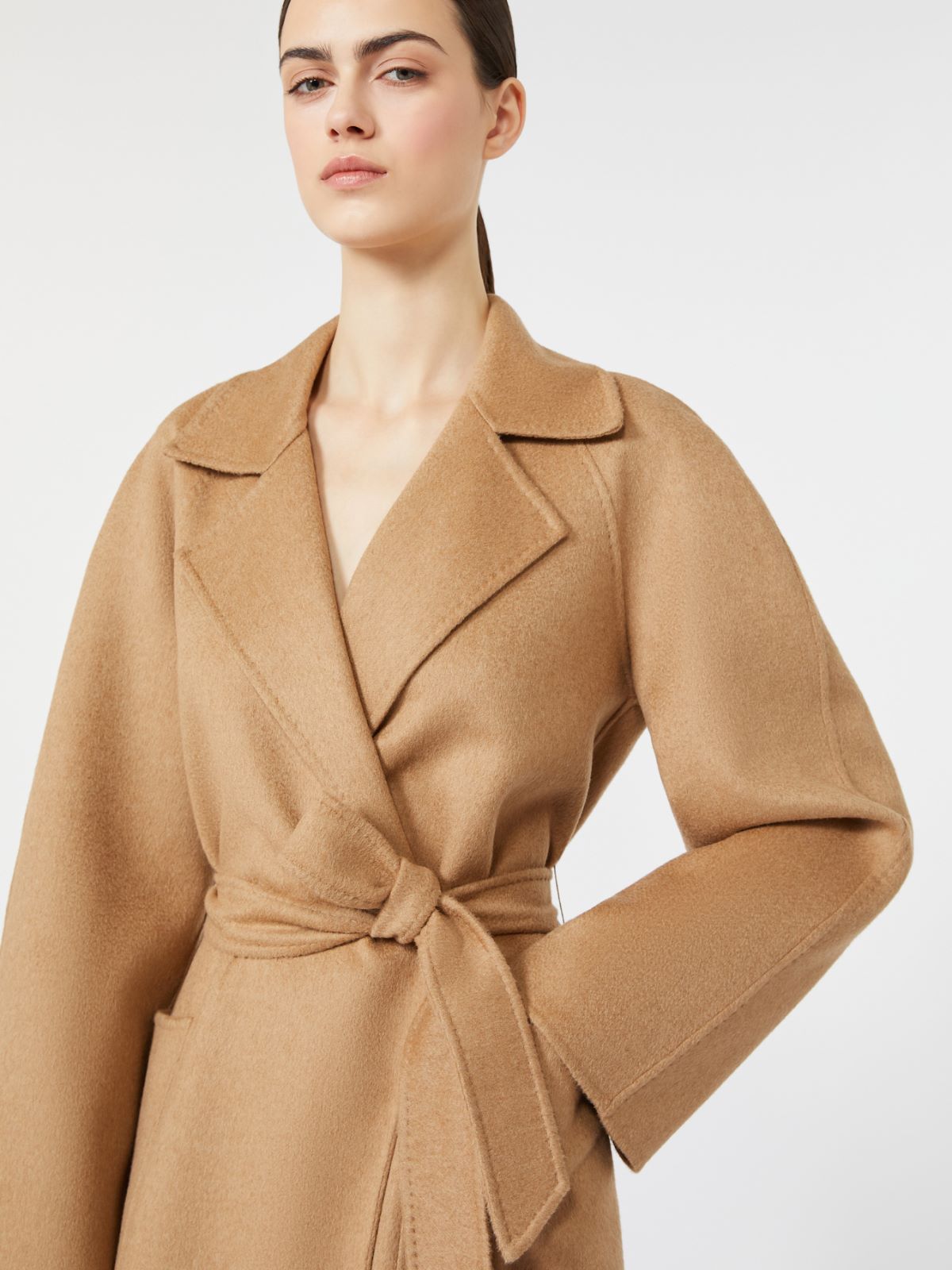 Long camel robe coat - CAMEL - Max Mara - 4