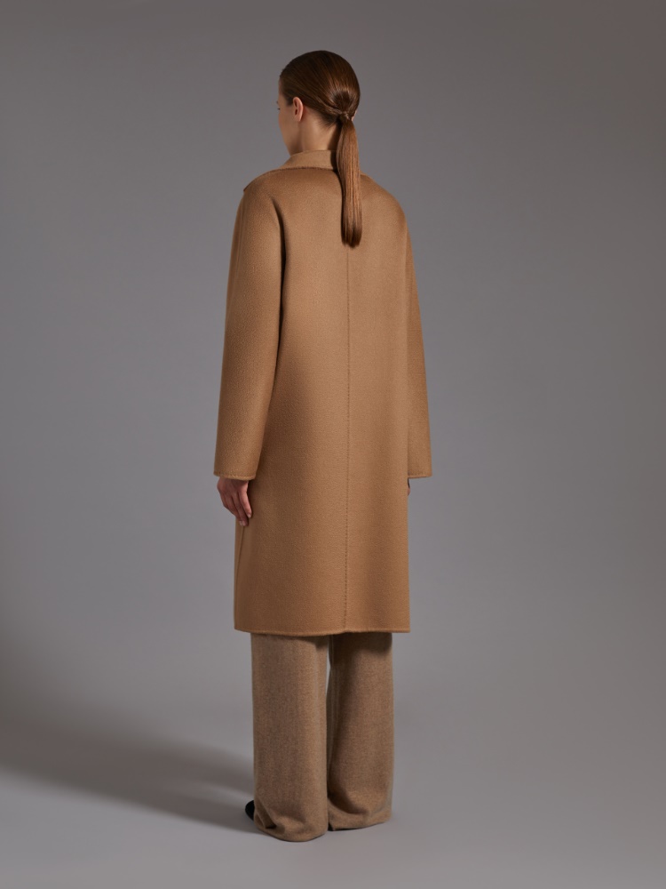Midi cashmere cardigan coat - CAMEL - 3