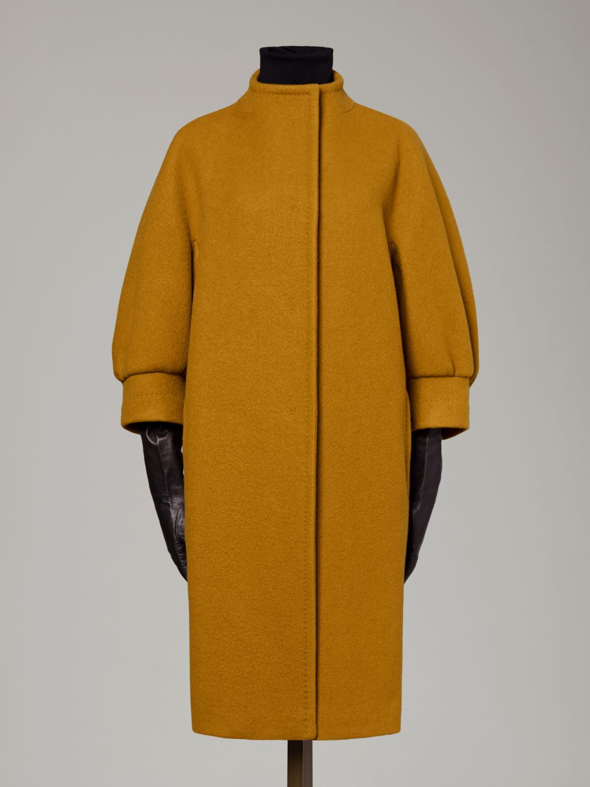 Cashmere cocoon coat - MUSTARD - Max Mara - 6