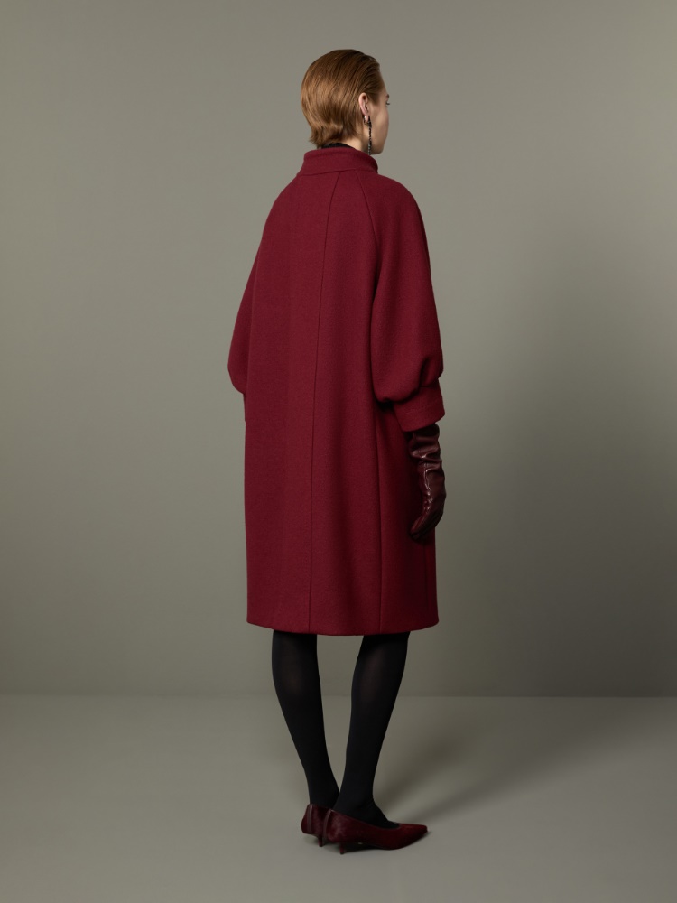 Cashmere cocoon coat - BORDEAUX - Max Mara - 3