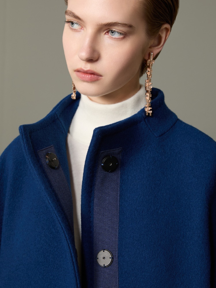 Cashmere cocoon coat - CORNFLOWER BLUE - Max Mara - 4