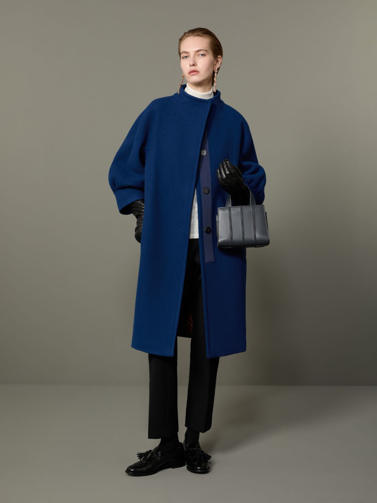 Cashmere cocoon coat - CORNFLOWER BLUE - Max Mara