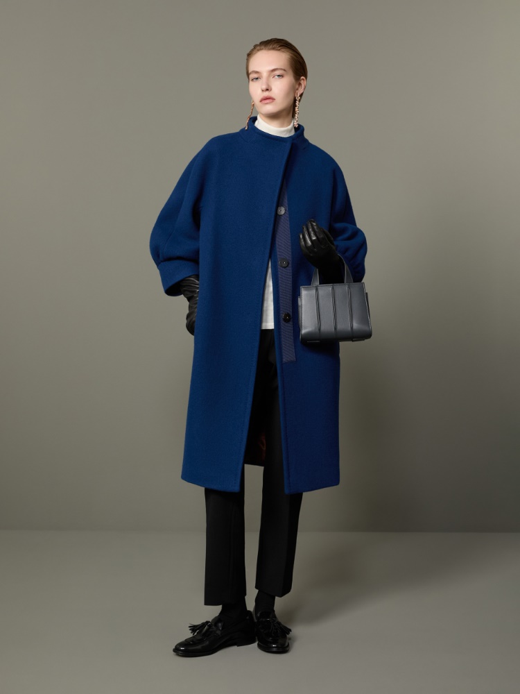 Cashmere cocoon coat - CORNFLOWER BLUE - Max Mara