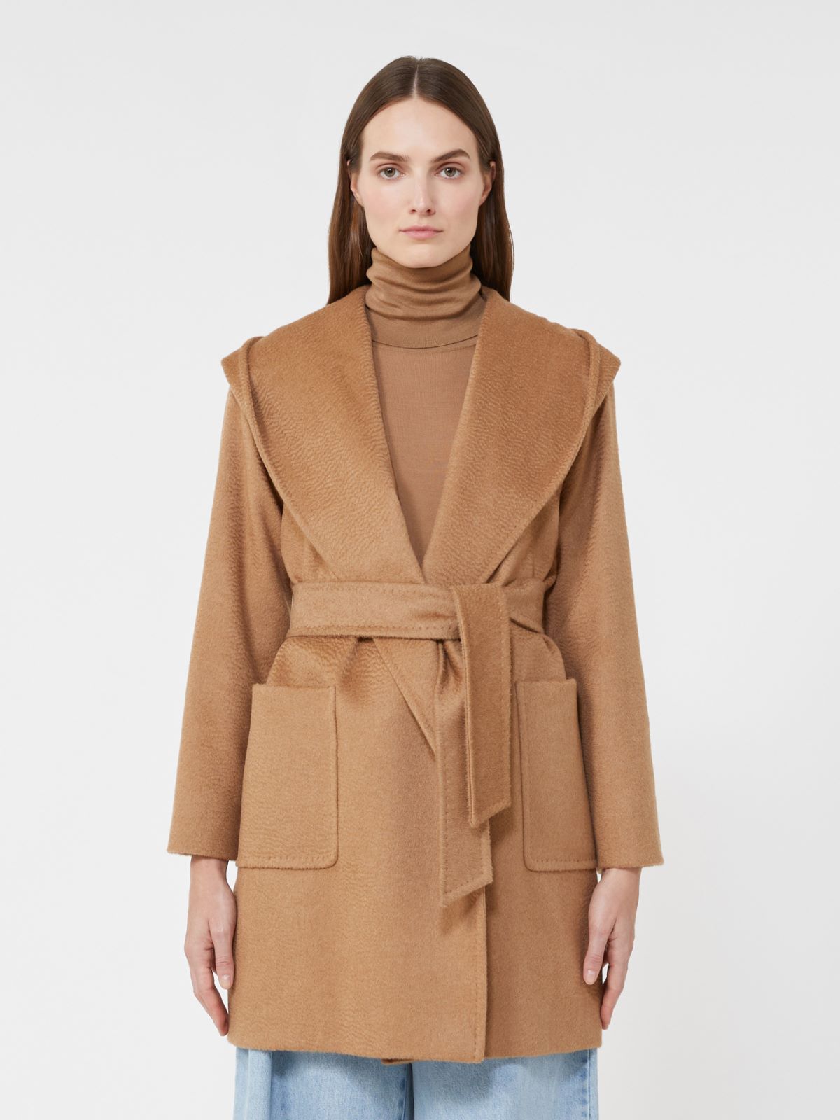 Camel robe coat - CAMEL - 2