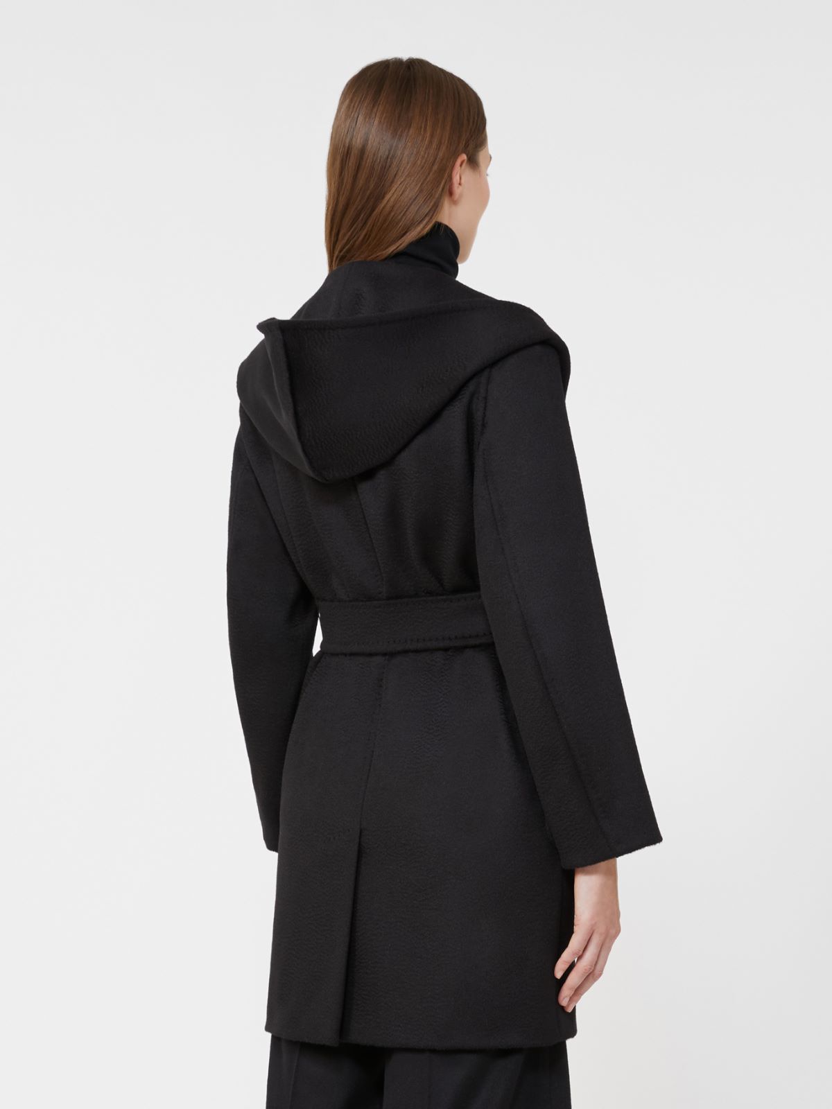 Camel robe coat - BLACK - 3