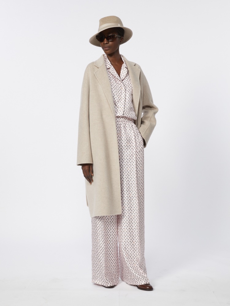Cashmere robe coat - SAND