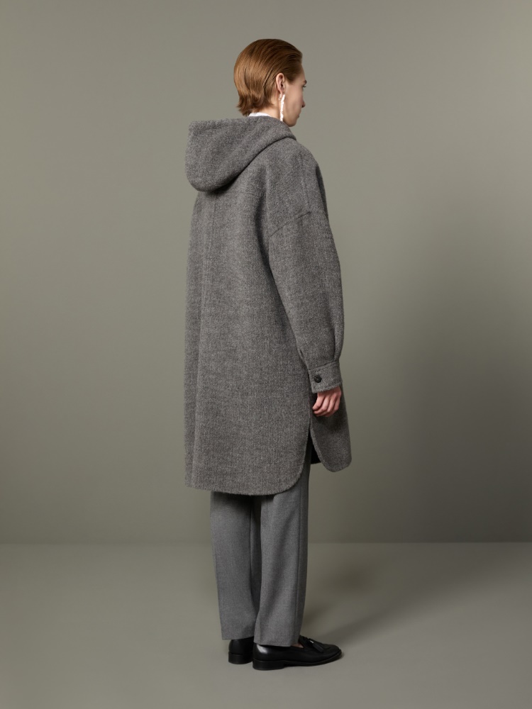Płaszcz parka z baby lamy - ŚREDNIOSZARY - Max Mara - 3