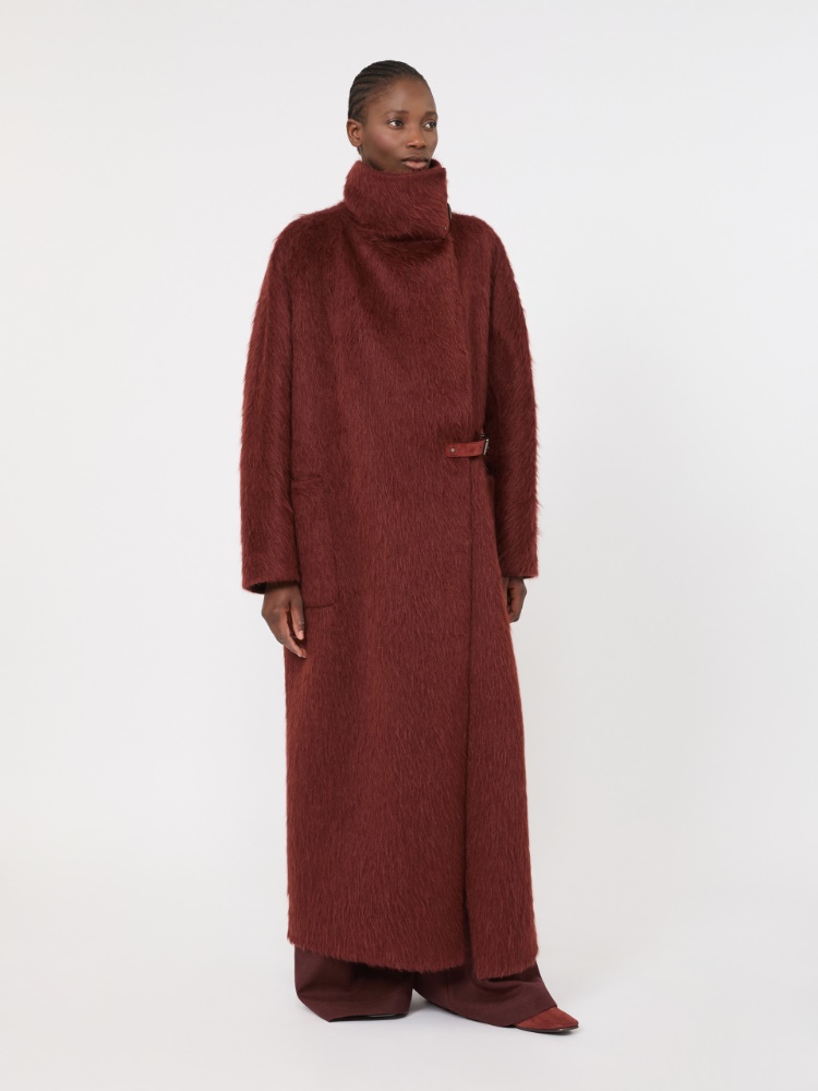 Alpaca and wool wrap coat - RUST - Max Mara - 2