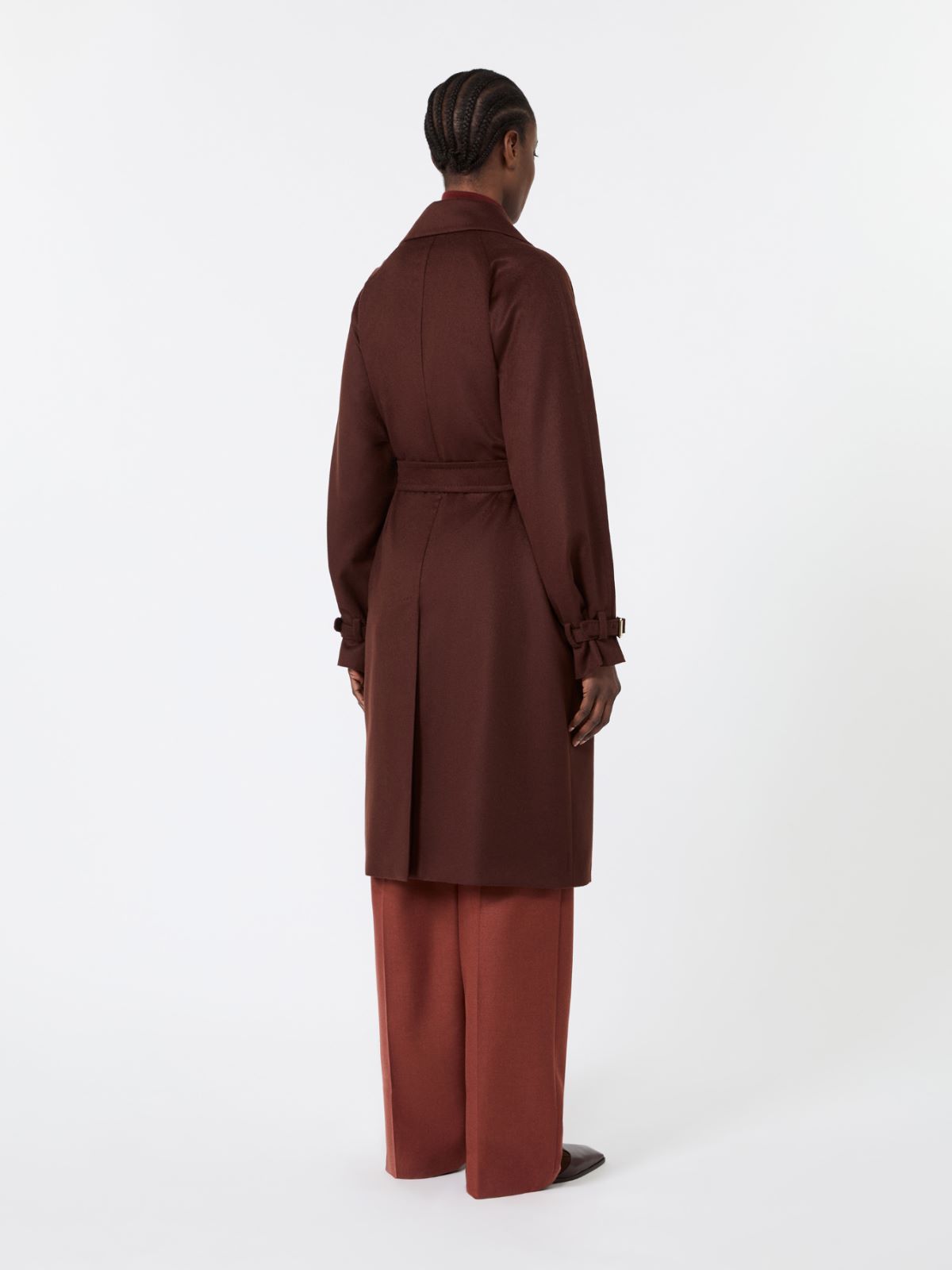 Cashmere broadcloth trench coat - ROST - Max Mara - 3